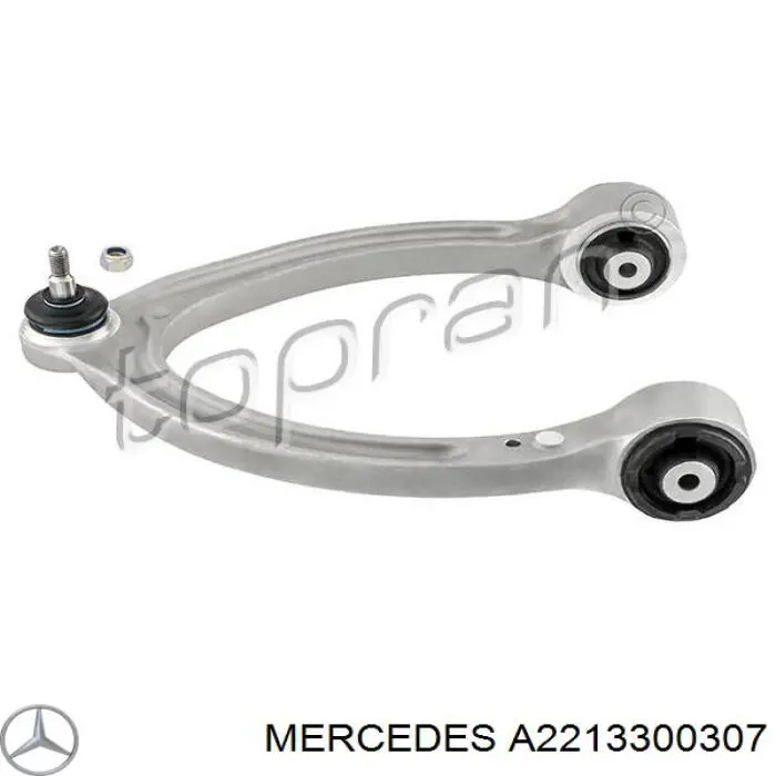 A2213300307 Mercedes barra oscilante, suspensión de ruedas delantera, superior izquierda