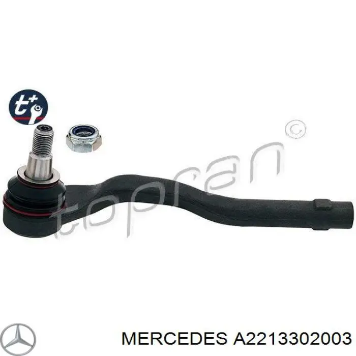 A2213302003 Mercedes rótula barra de acoplamiento exterior