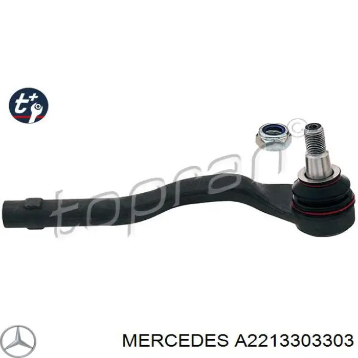 A2213303303 Mercedes rótula barra de acoplamiento exterior