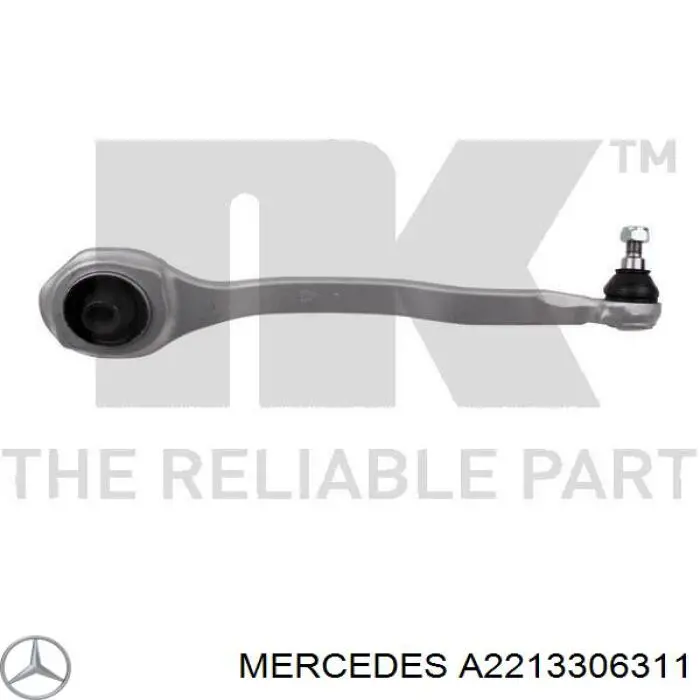 Brazo inferior izquierdo de la suspensión delantera Mercedes A2213306311 precio, desde 88,44 EUR