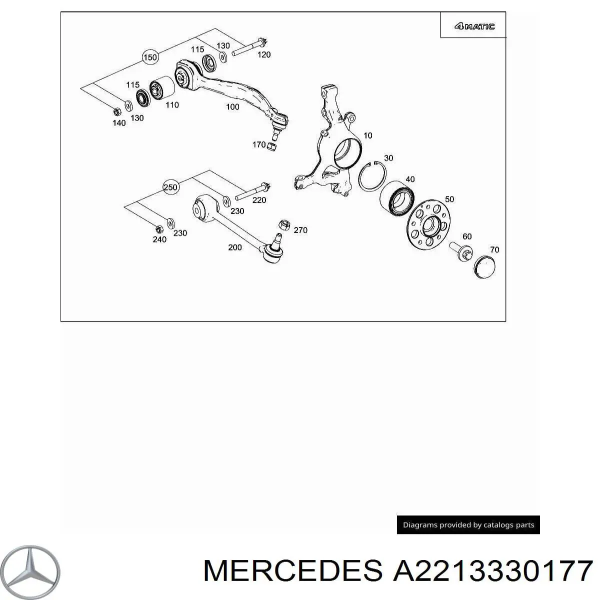  Mercedes A2213330177 precio, desde 3,39 EUR