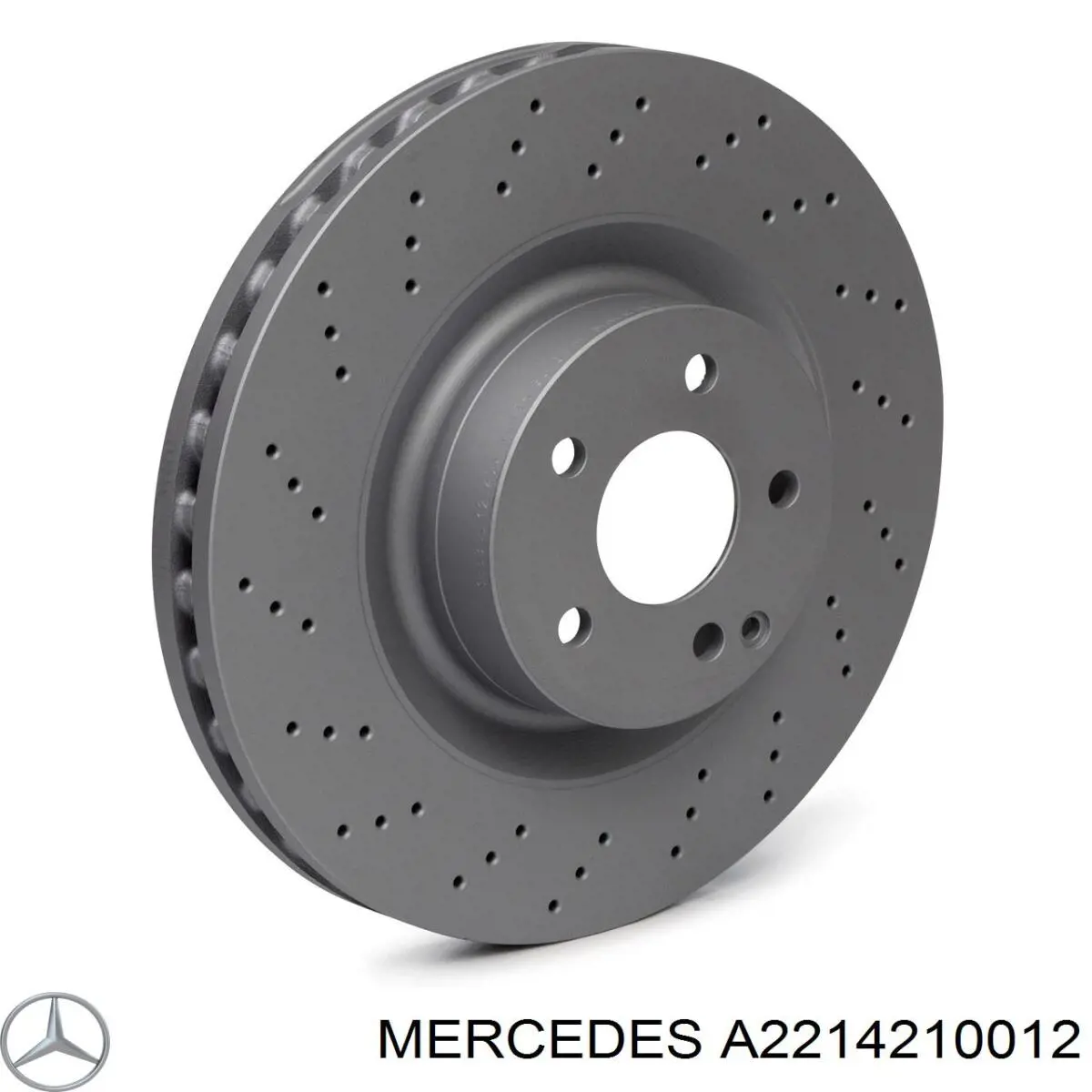 Disco de freno A2214210012 Mercedes