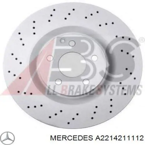 Frenos delanteros Mercedes A2214211112 precio, desde 78,68 EUR
