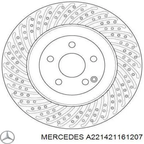 Frenos delanteros Mercedes A221421161207 precio, desde 78,68 EUR