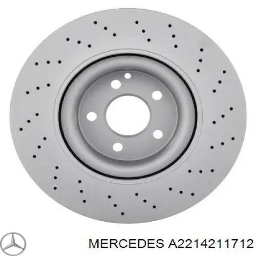Frenos delanteros Mercedes A2214211712 precio, desde 86,29 EUR