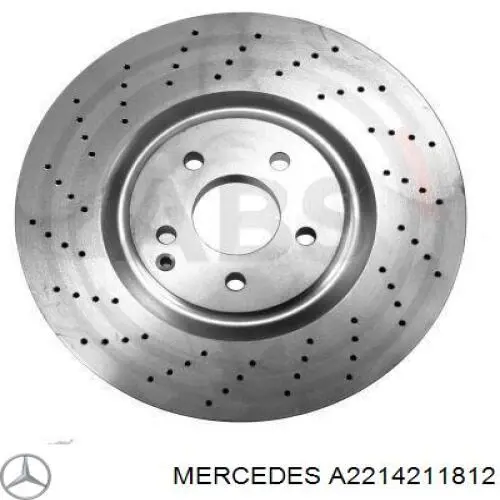 Frenos delanteros Mercedes A2214211812 precio, desde 122,15 EUR