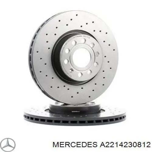 Disco de freno trasero Mercedes 2214230812 precio, desde 750,20 EUR
