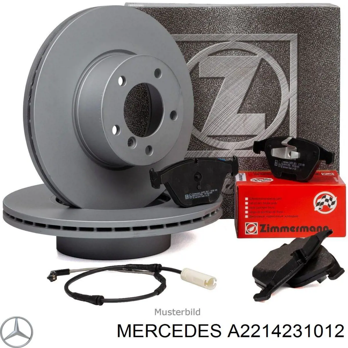 Comprar A2214231012 Mercedes Disco de freno trasero