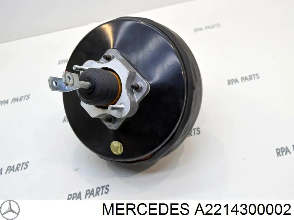 Comprar A2214300002 Mercedes Depósito de líquido de frenos, cilindro de freno principal 