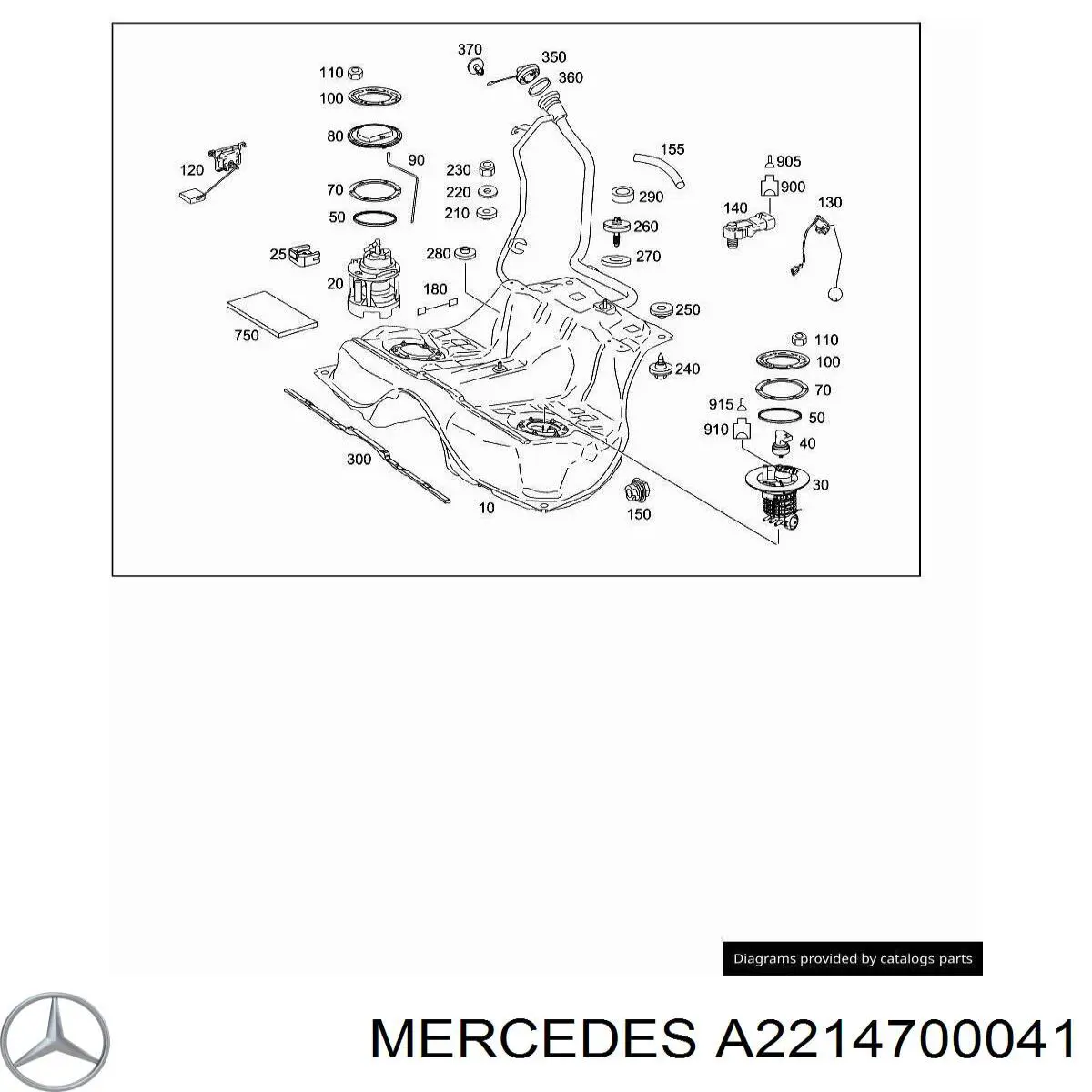  Mercedes A2214700041 precio, desde 38,33 EUR