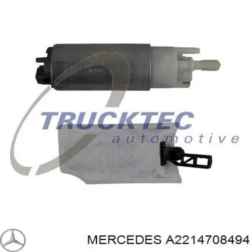 Bomba de combustible eléctrica sumergible  Mercedes A2214708494 precio, desde 84,11 EUR