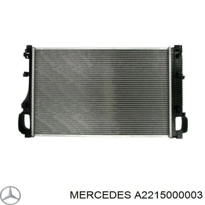 A2215000003 Mercedes radiador