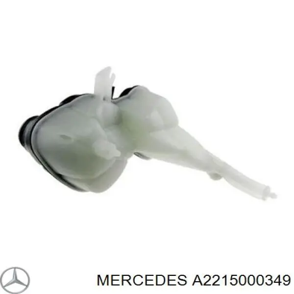A2215000349 Mercedes vaso de expansión, refrigerante