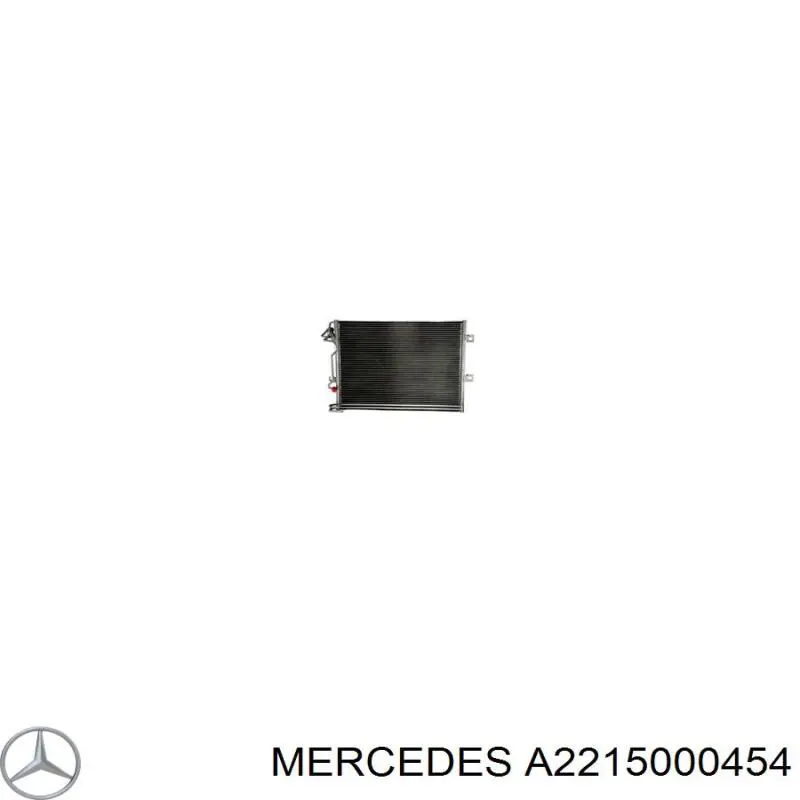 A2215000454 Mercedes condensador aire acondicionado