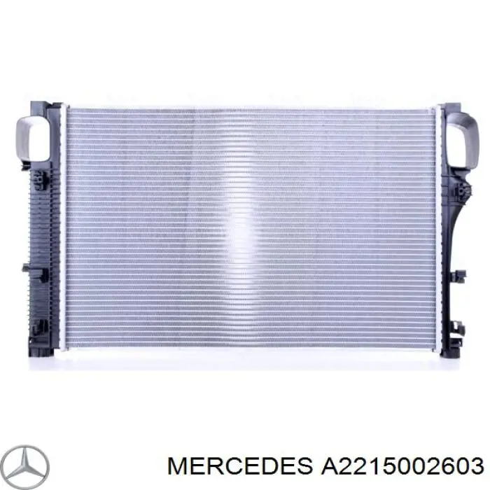 A2215002603 Mercedes radiador refrigeración del motor