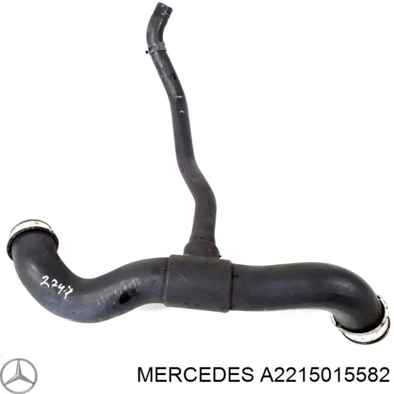 A2215015582 Mercedes manguera refrigerante para radiador inferiora