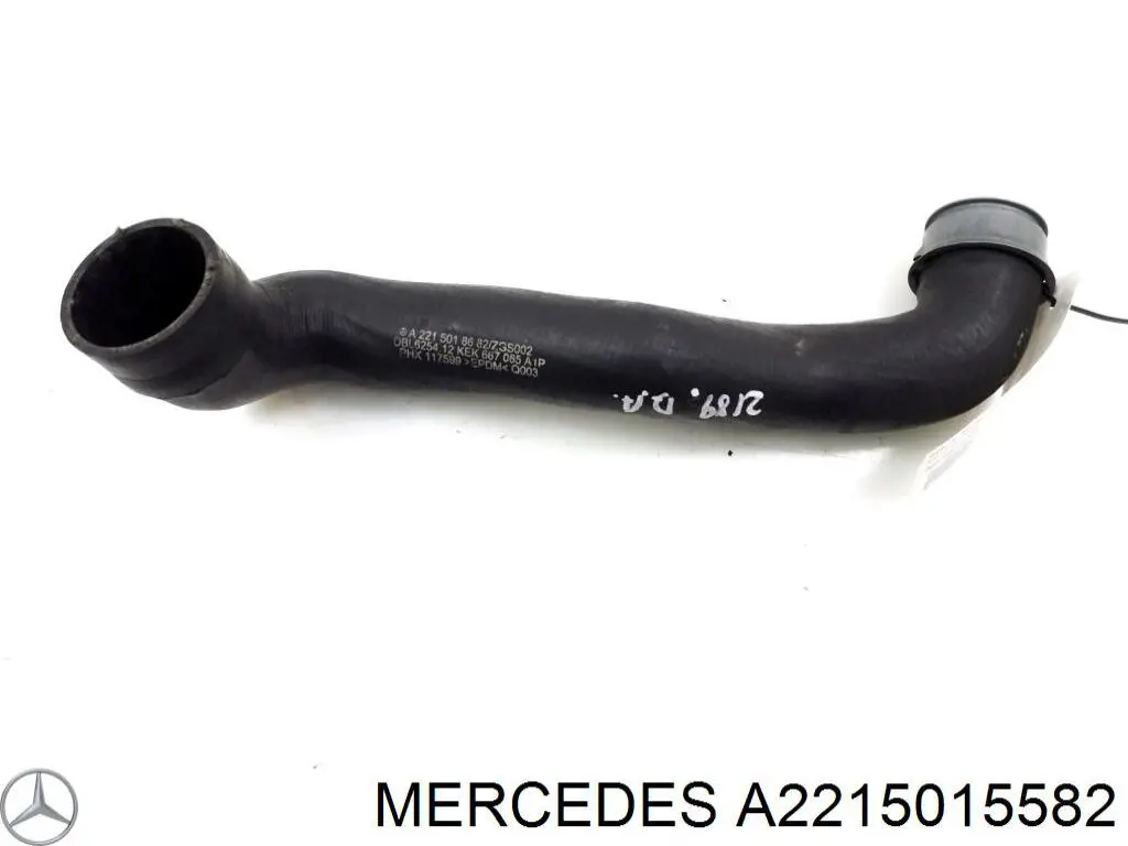 Manguera inferior del radiador A2215015582 Mercedes