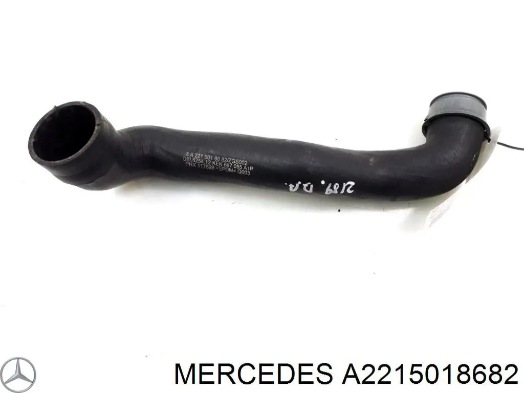 2215018682 Mercedes manguera refrigerante para radiador inferiora