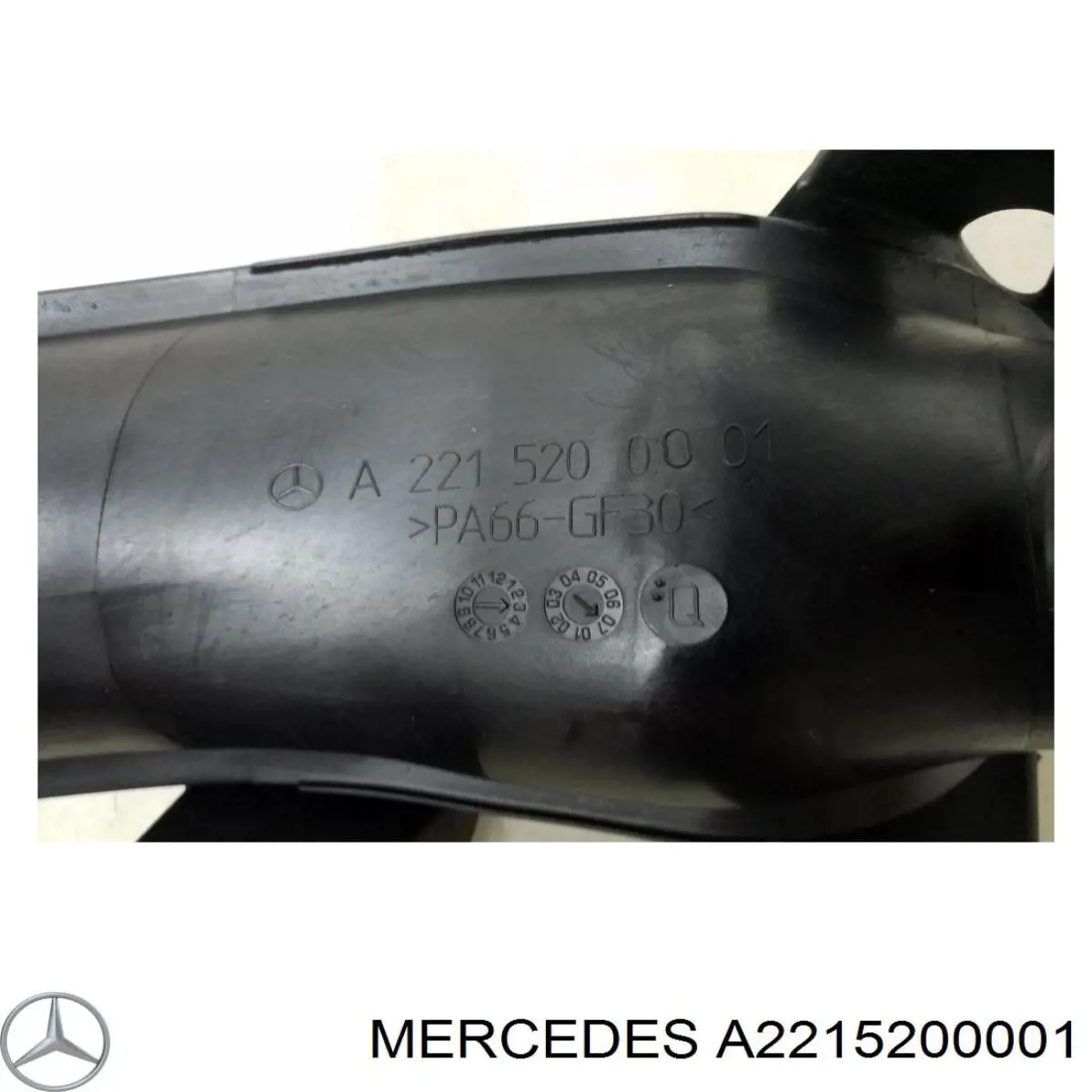 A2215200001 Mercedes Manguera del intercooler