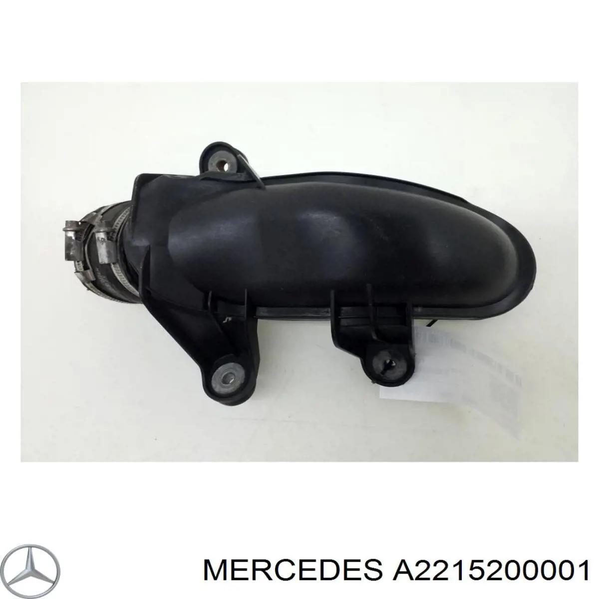 A2215200001 Mercedes tubo flexible de aire de sobrealimentación derecho