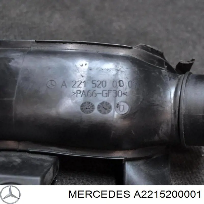 Tubo intercooler A2215200001 Mercedes