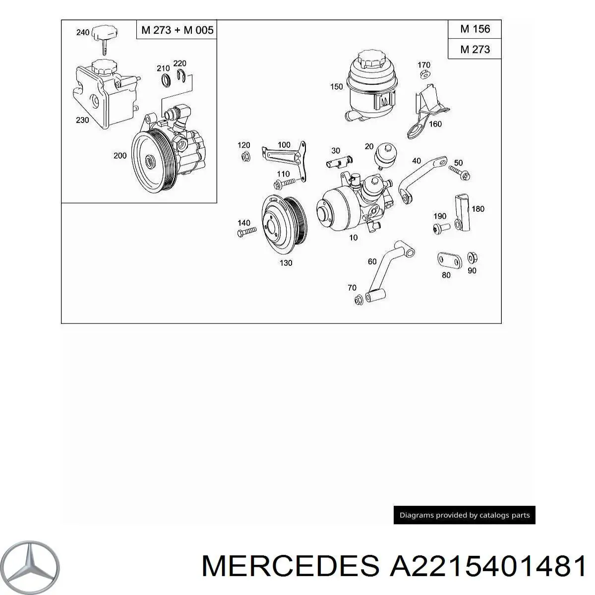  Mercedes A2215401481 precio, desde 8,62 EUR