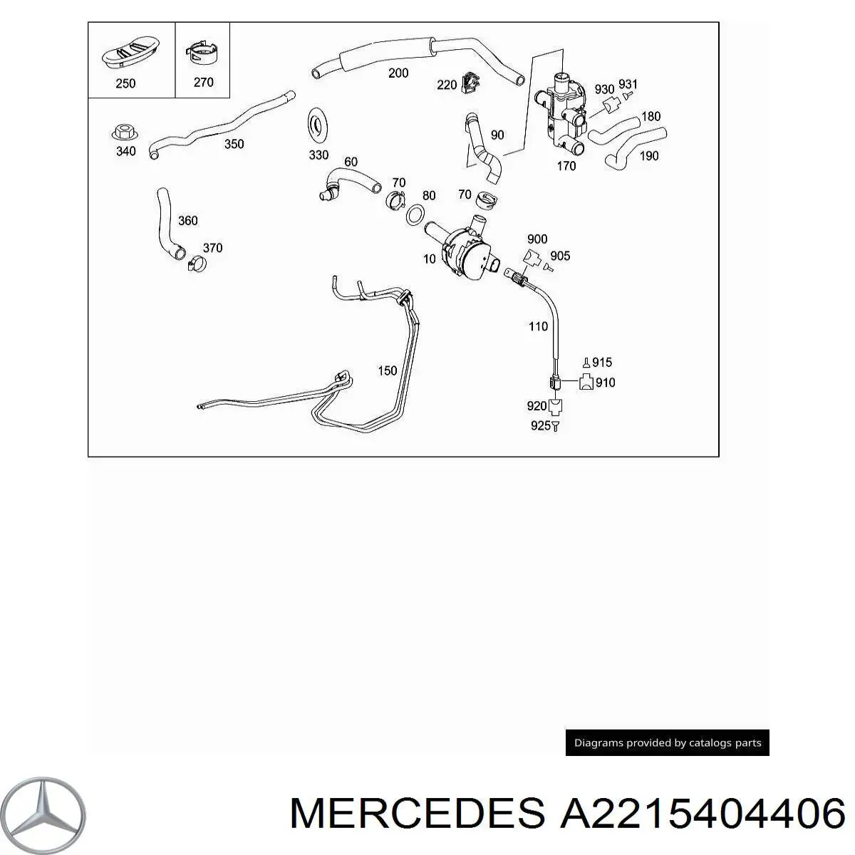  Mercedes A2215404406 precio, desde 27,01 EUR