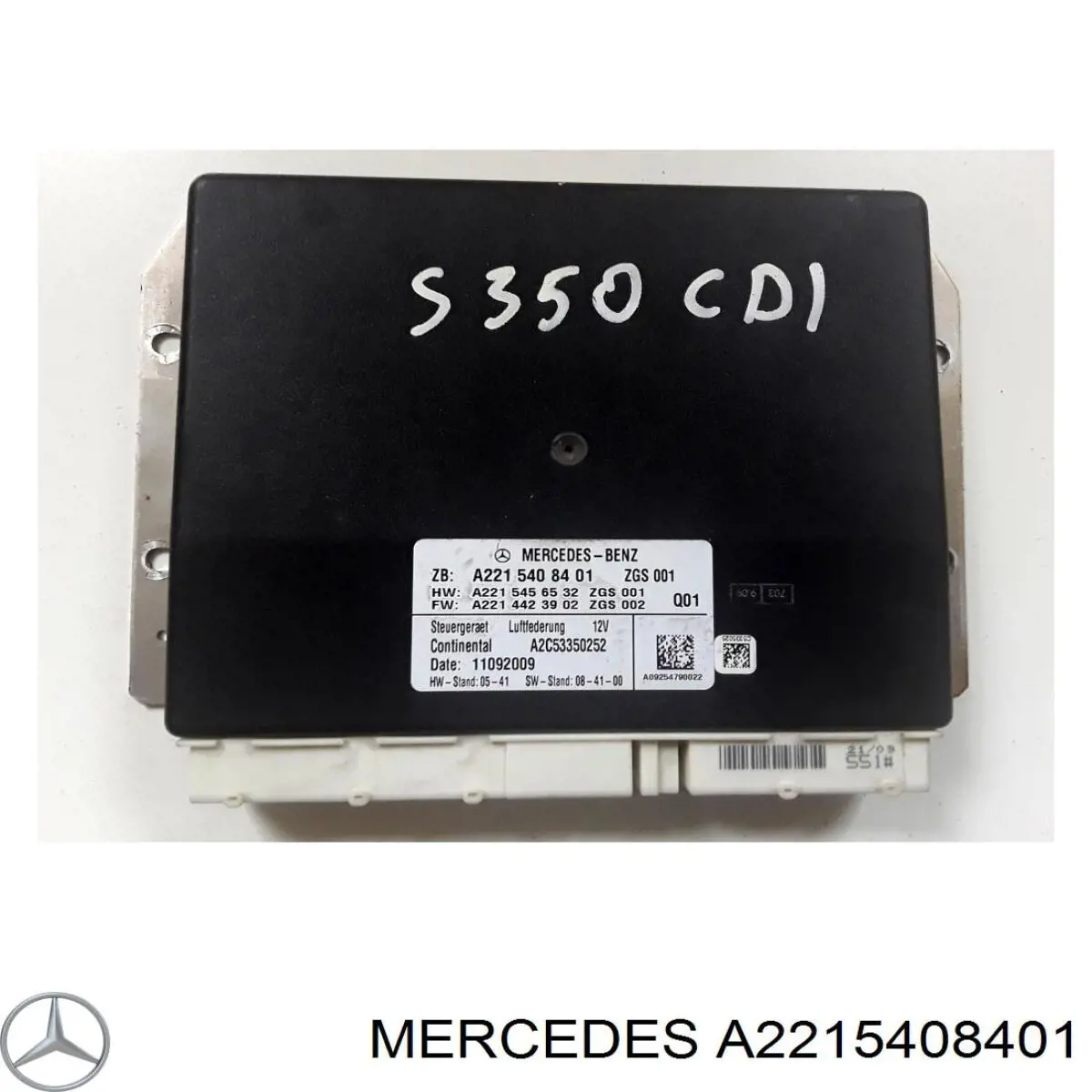 A2215408401 Mercedes modulo de control alineacion de eje delantero (ecu)