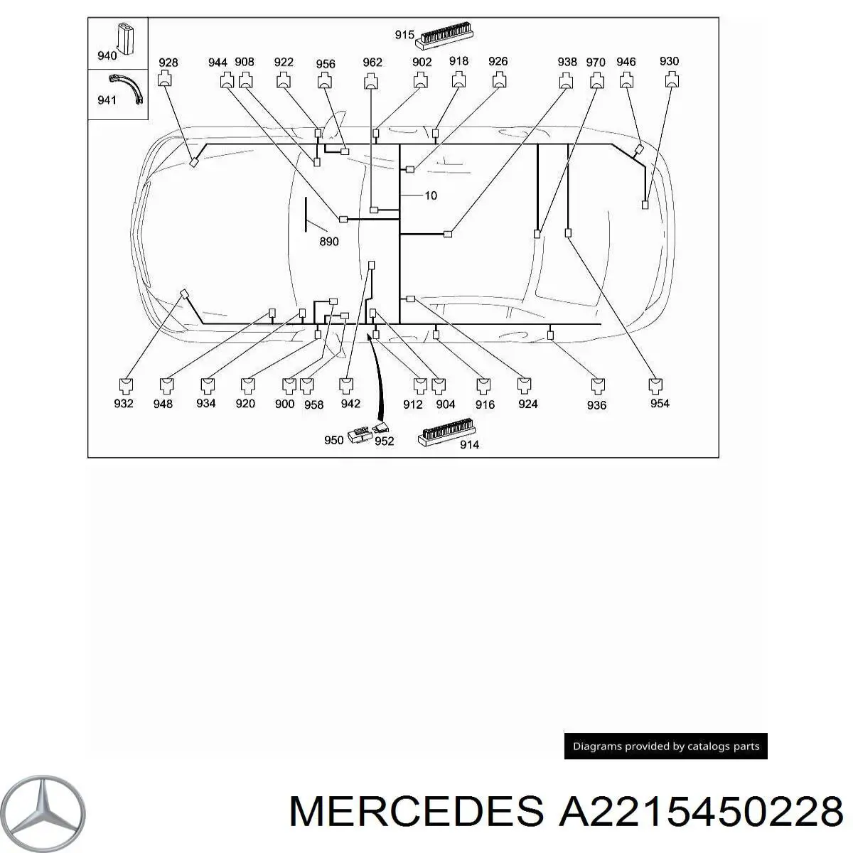  Mercedes A2215450228 precio, desde 7,02 EUR