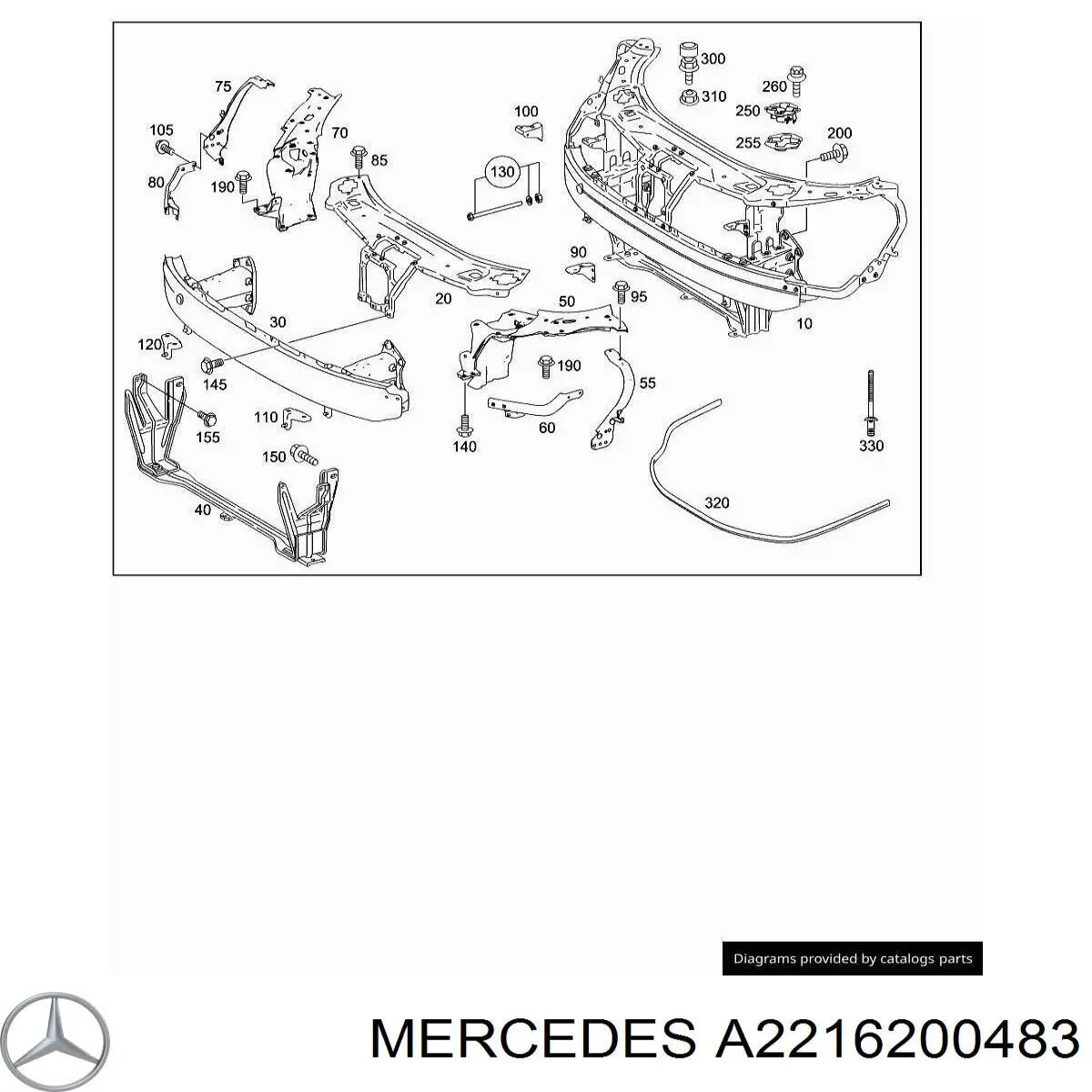 A2216200483 Mercedes 