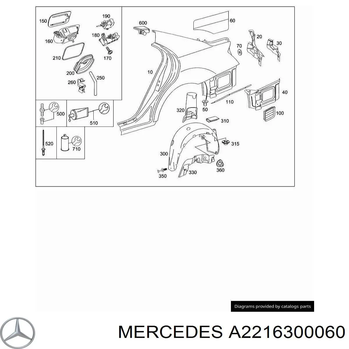 A2216300060 Mercedes