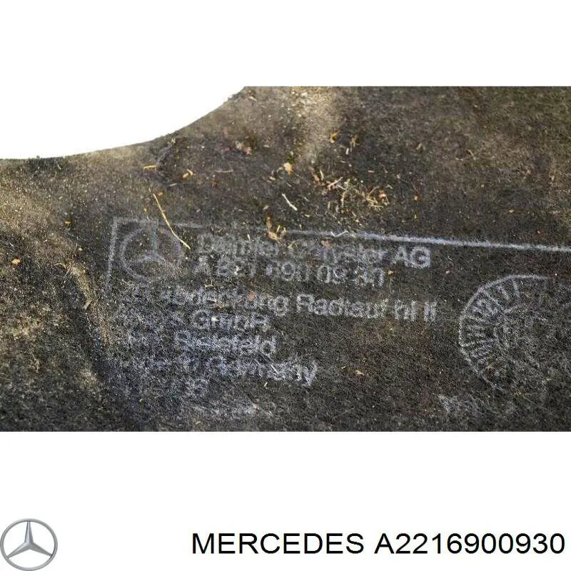 Guardalodos interior izquierdo, guardafango delantero Mercedes A2216900930 precio, desde 62,77 EUR