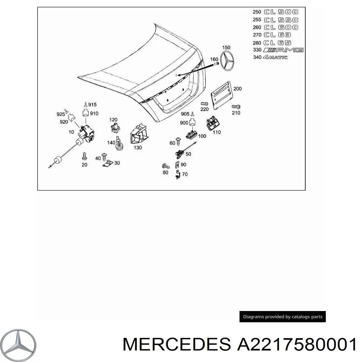 A2217580001 Mercedes