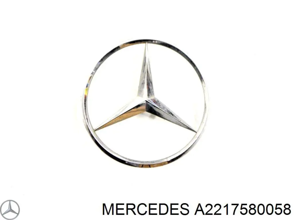 A2217580058 Mercedes emblema de tapa de maletero