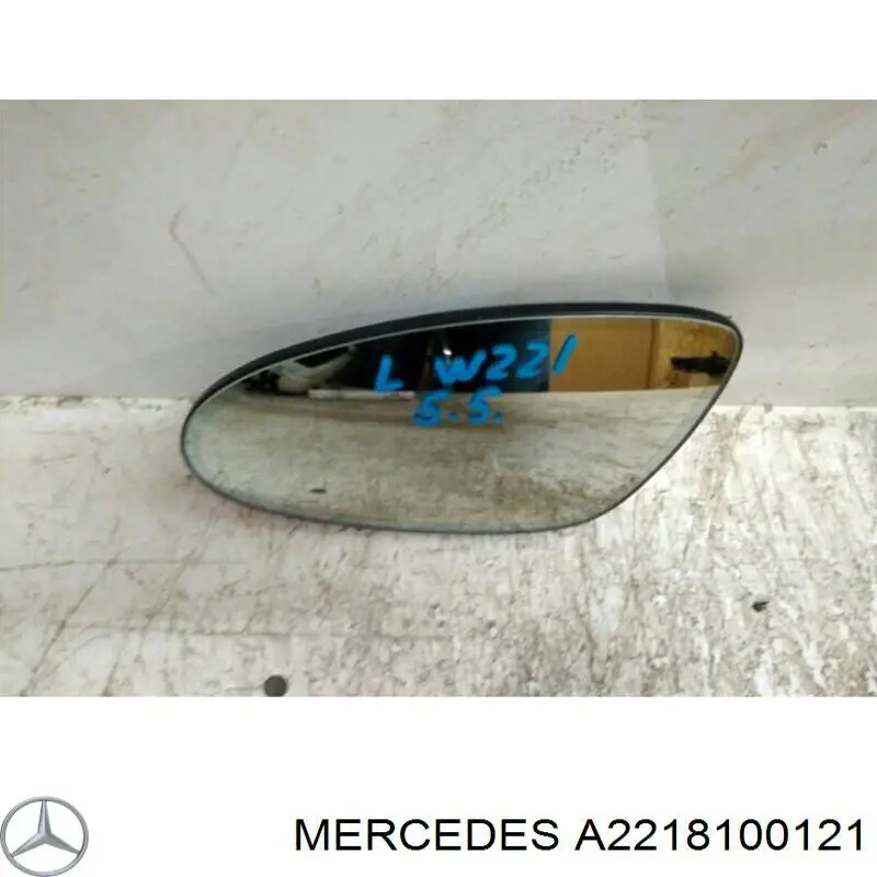 Cristal de espejo retrovisor exterior izquierdo Mercedes A2218100121 precio, desde 17,67 EUR
