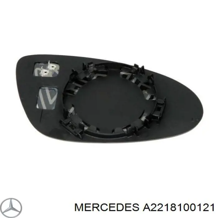 A2218100121 Mercedes cristal de espejo retrovisor exterior izquierdo