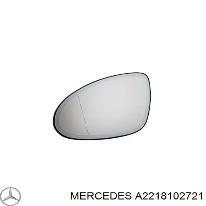 Cristal de Retrovisor Exterior Izquierdo para Mercedes CLS (C219)