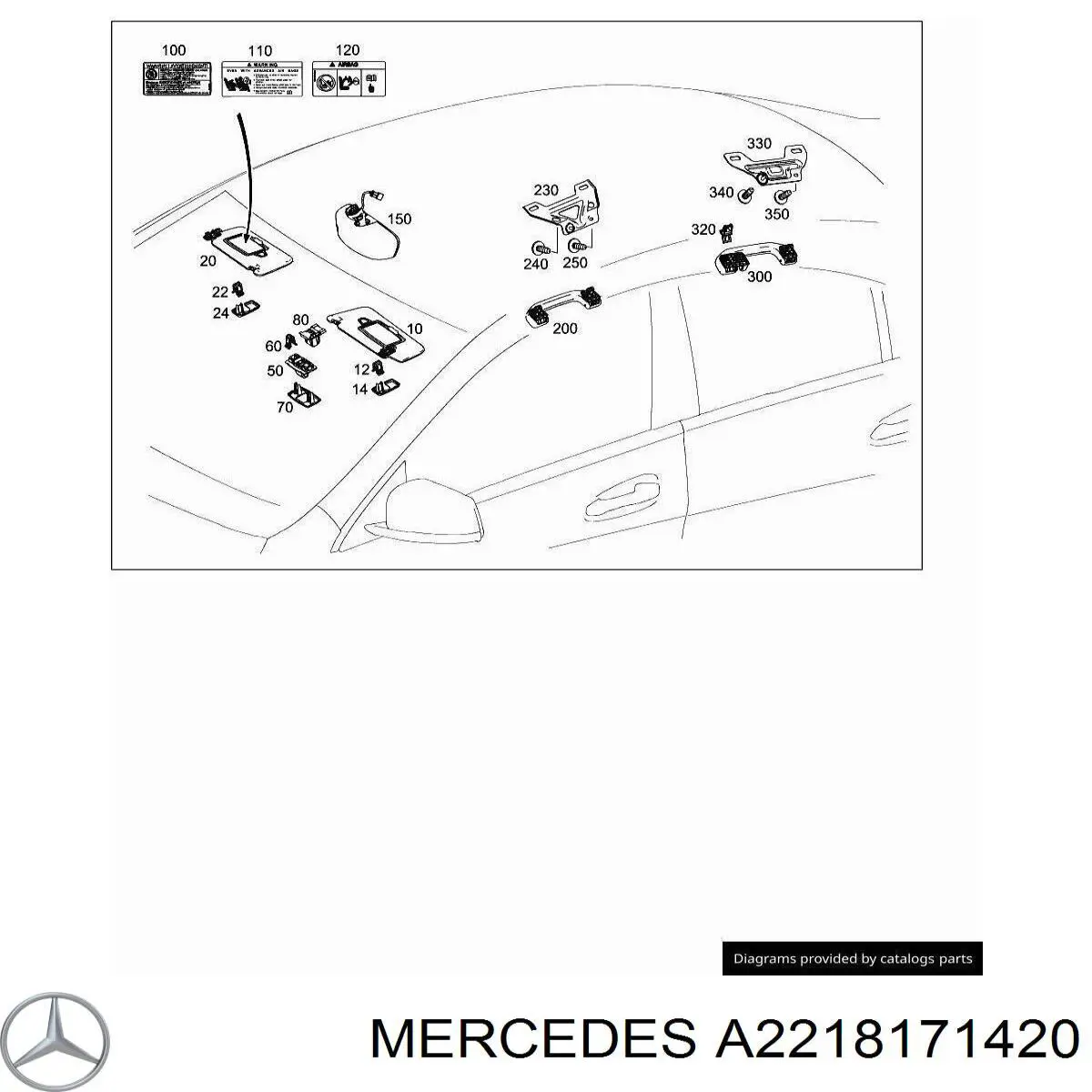  Mercedes A2218171420 precio, desde 12,22 EUR