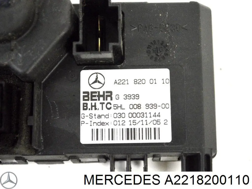 A2218200110 Mercedes resistencia de calefacción