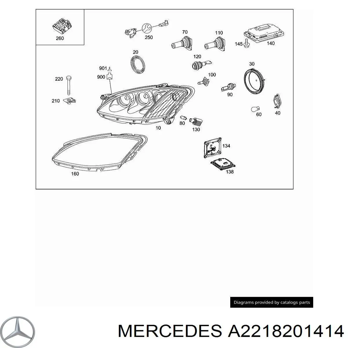 A2218201414 Mercedes