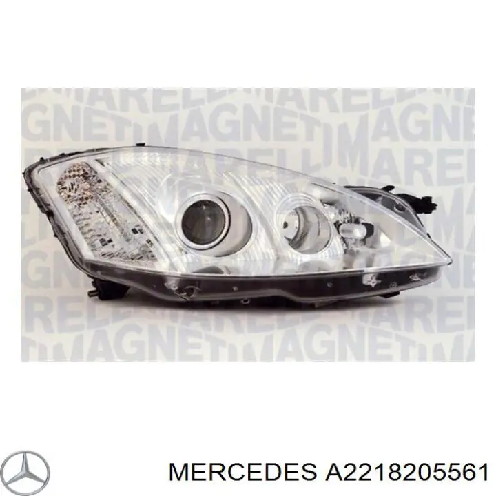 A2218205561 Mercedes faro izquierdo