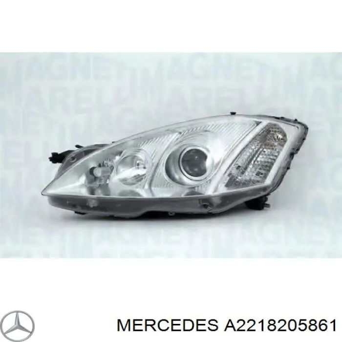 A2218205861 Mercedes faro derecho