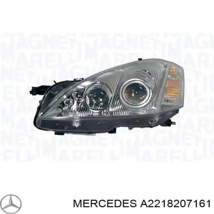 2218207161 Mercedes faro izquierdo