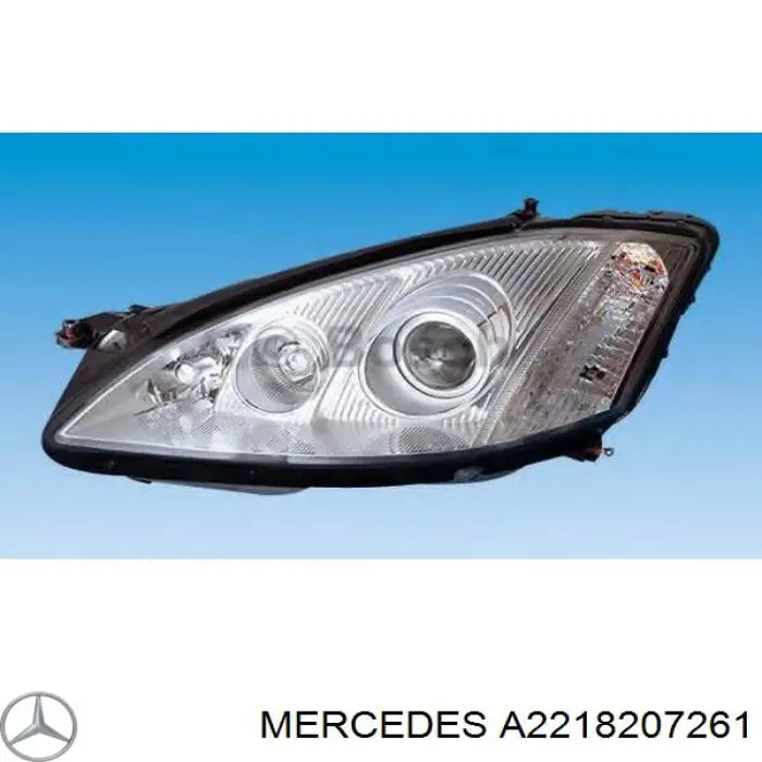 2218207261 Mercedes faro derecho