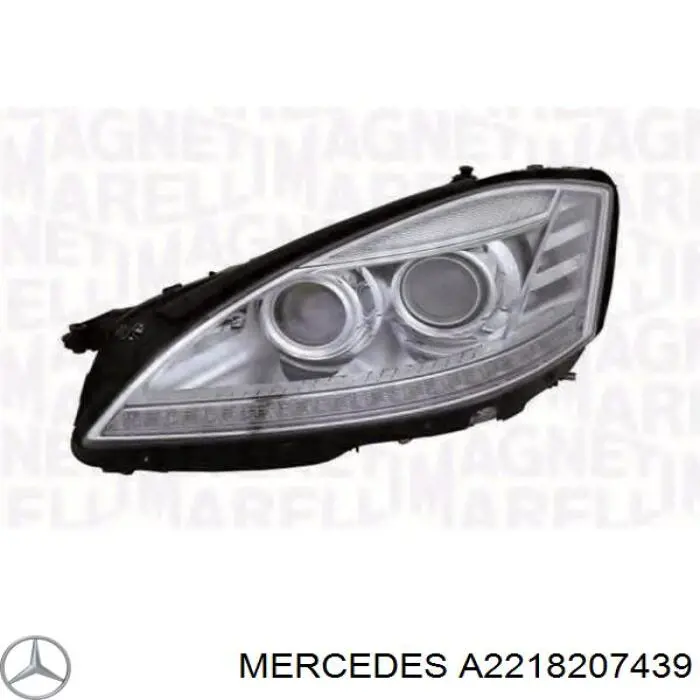 2218207439 Mercedes faro derecho