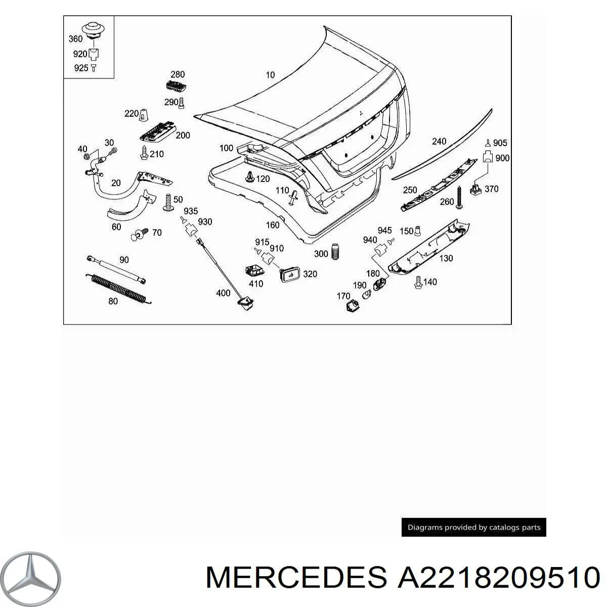 A2218209510 Mercedes