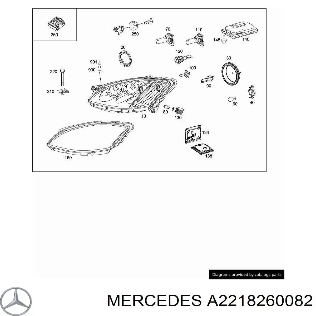 A2218260082 Mercedes 