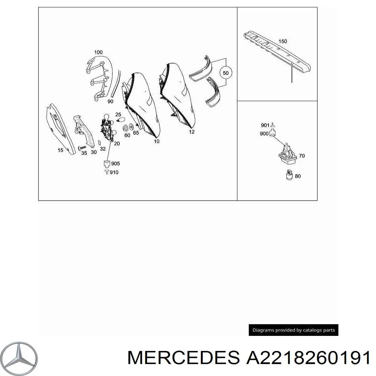 A2218260191 Mercedes 