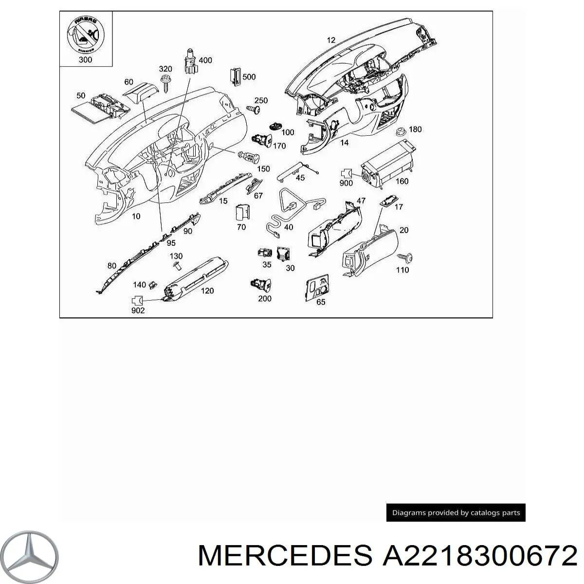 A2218300672 Mercedes