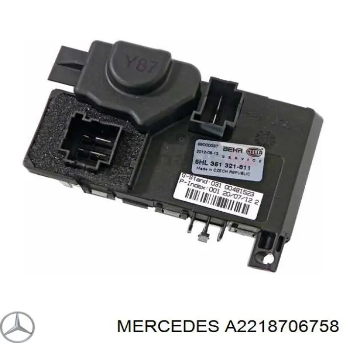 A2218706758 Mercedes resistencia de calefacción